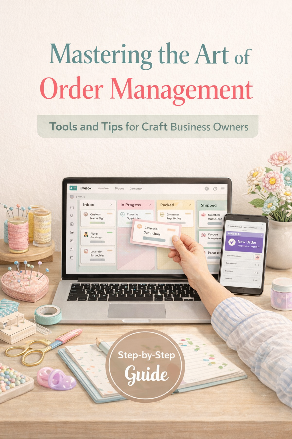 Order management tools for craft businesses – Trello workflow and ecommerce order tracking system for handmade sellers
